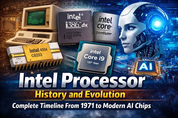 Intel Processor History and Evolution – Complete Timeline From 1971 to Modern AI Chips (PART 1)