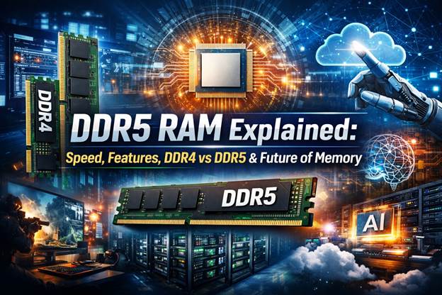 DDR5 RAM Explained: Speed, Features, DDR4 vs DDR5 & Future of Memory