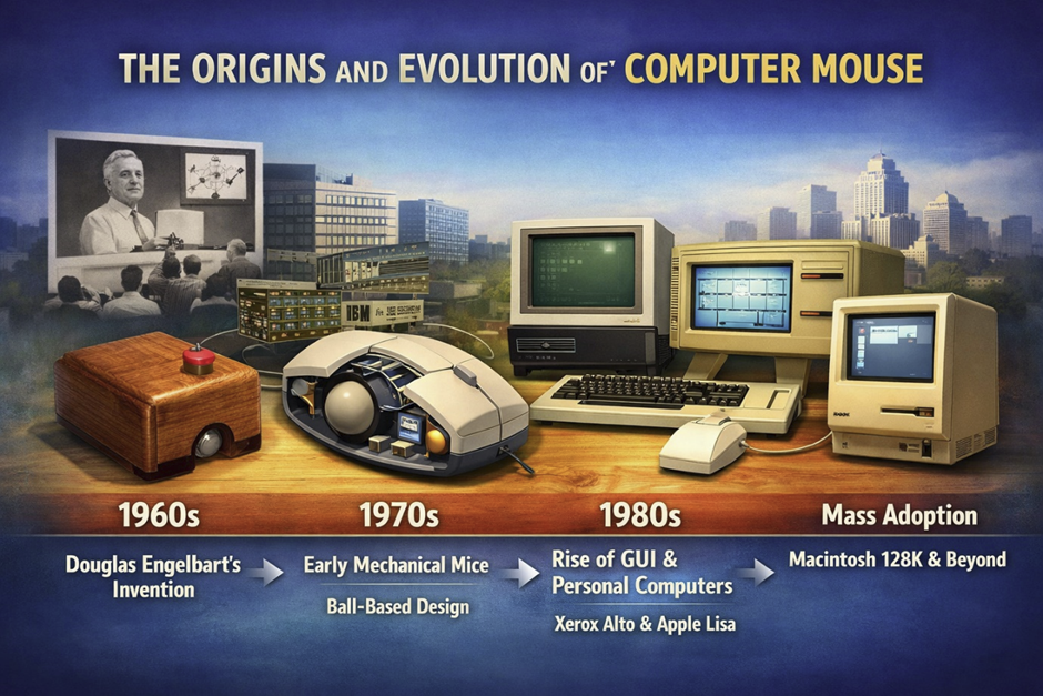 THE ORIGINS AND EVOLUTION OF THE COMPUTER MOUSE  – PART 1.