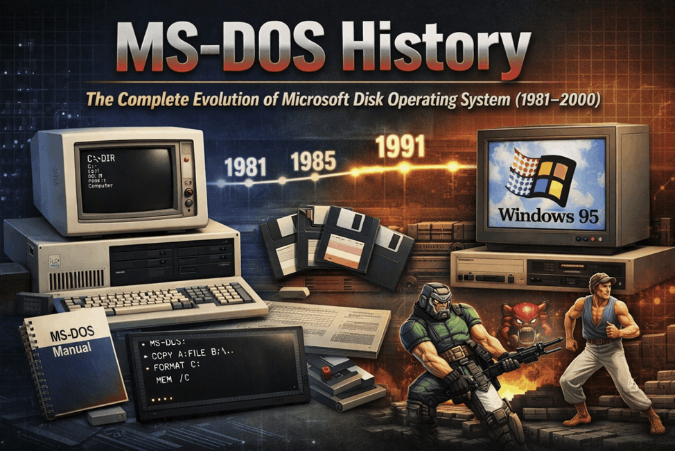 MS-DOS History: The Complete Evolution of Microsoft Disk Operating System (1981–2000)