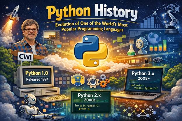 Complete History of Python Programming Language (1989–Present)